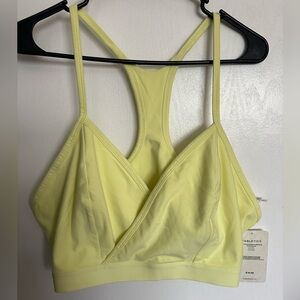 Fabletics | Racerback Bralette | Size 3X/20-22 | Pale Yellow